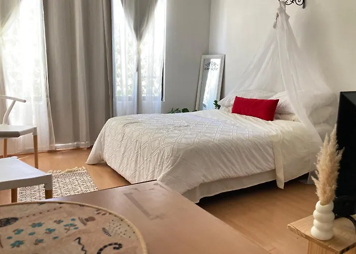 Casa Boho Centro Santiago Acceso A Piscina
